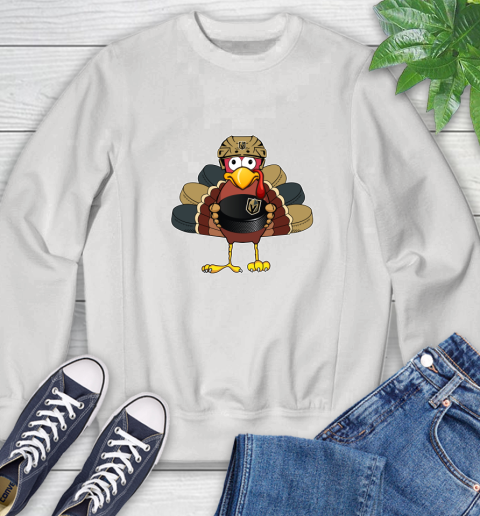 Vegas Golden Knights Turkey Thanksgiving Day Sweatshirt
