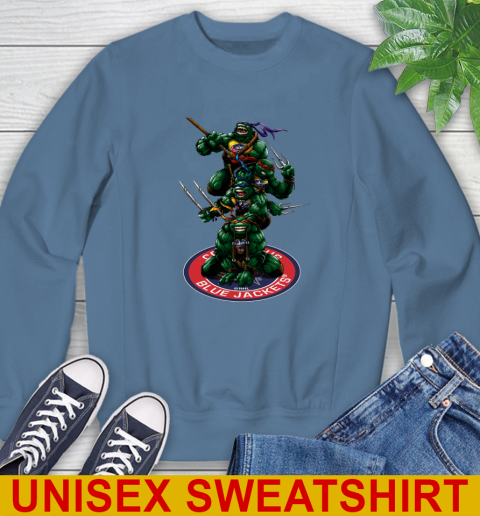 NHL Hockey Columbus Blue Jackets Teenage Mutant Ninja Turtles Shirt Sweatshirt 8