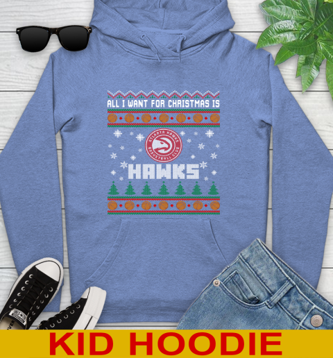 NBA All I Want For Christmas Is Atlanta Hawks Basketball Sports 139