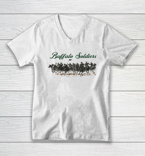 Buffalo Soldiers V-Neck T-Shirt