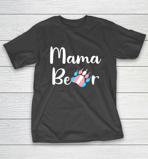 Mama Bear Transgender Mom T Shirt Trans Pride Gift T-Shirt