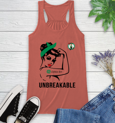 NBA Boston Celtics Girl Unbreakable Basketball Sports Racerback Tank 2