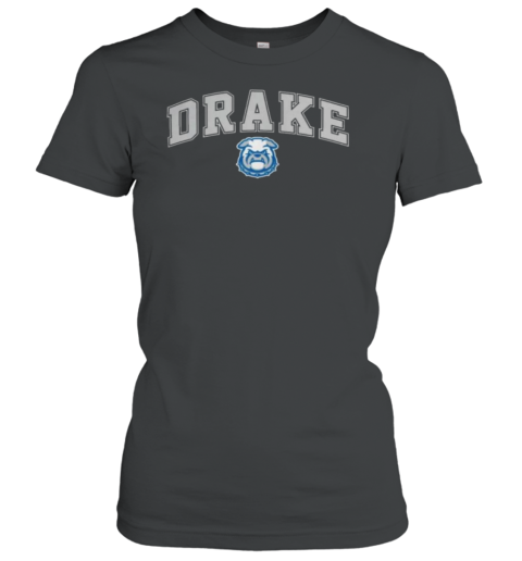 Drake Bulldogs Fanatics Branded Campus Logo Women's T-Shirt