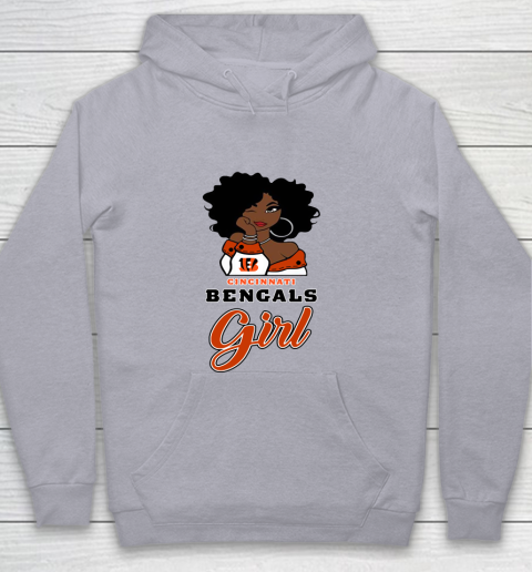 Cincinnati Bengals Girl NFL Youth Hoodie 5