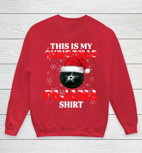 Dallas Stars This Is My Christmas Pajama Shirt NHL Youth Sweatshirt 7