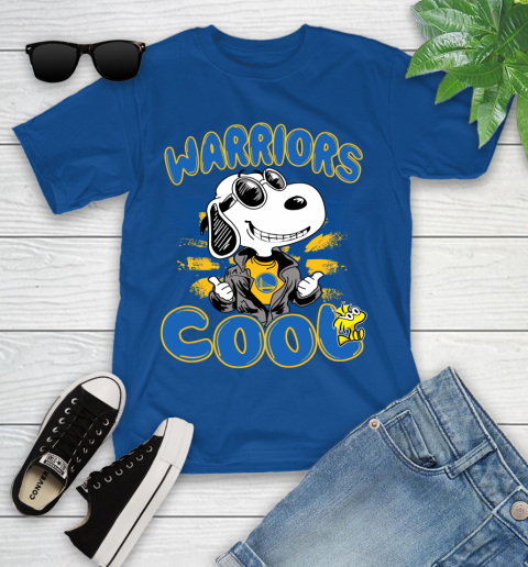 NBA Basketball Golden State Warriors Cool Snoopy Shirt Youth T-Shirt - Image 11