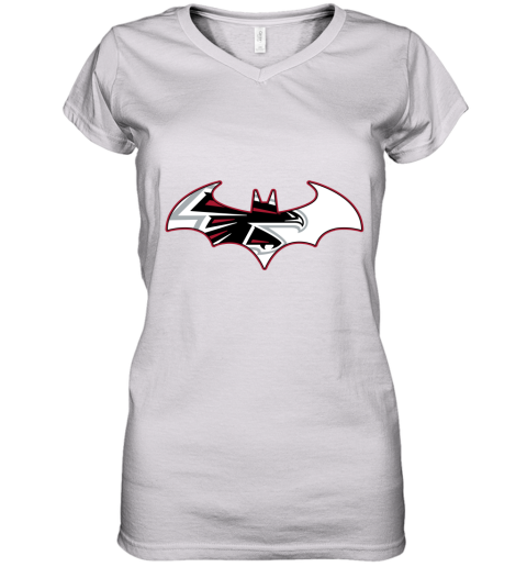 We Are The Atlanta Falcons Batman NFL Mashup Women's V-Neck T-Shirt