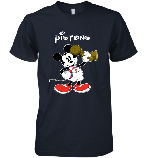 Mickey Detroit Pistons Premium Men's T-Shirt