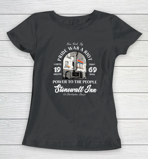 Stonewall Inn LGBTQ History Pride Was A Riot Gay Pride Month Women's T-Shirt