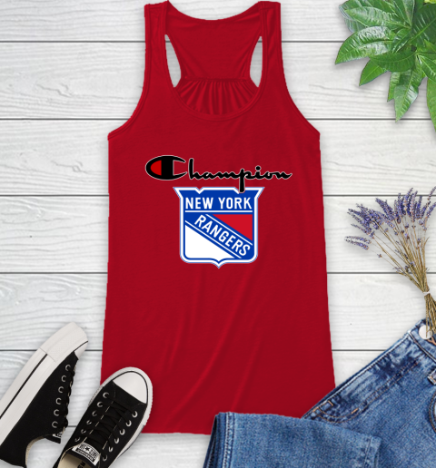 NHL Hockey New York Rangers Champion Shirt Racerback Tank 4