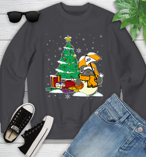Utah Jazz NBA Basketball Cute Tonari No Totoro Christmas Sports Youth Sweatshirt 5
