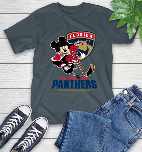 NHL Florida Panthers Mickey Mouse Disney Hockey T Shirt T-Shirt 9