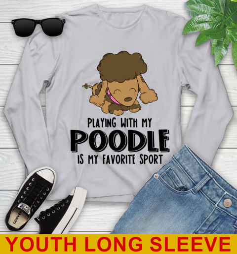 Playing with my poodle is my favorite sport 104