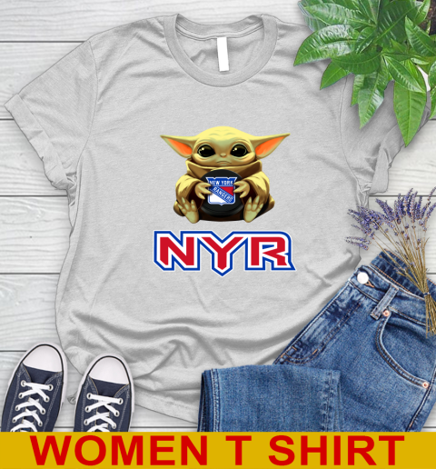 NHL Hockey New York Rangers Star Wars Baby Yoda Shirt 89