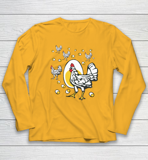 Roseanne Chicken Shirt  Funny Roseanne Rooster and Egg Long Sleeve T-Shirt 2