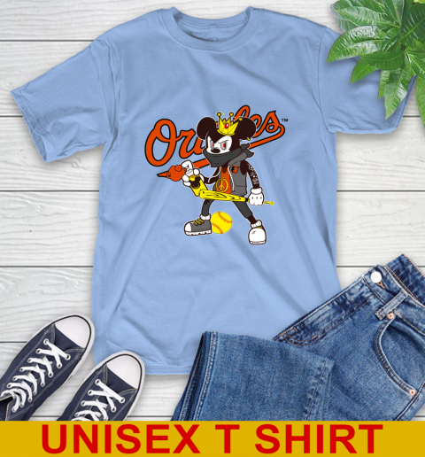 Baltimore Orioles MLB Baseball Mickey Peace Sign Sports T-Shirt 12 Baltimore Orioles MLB Baseball Mickey Peace Sign Sports T-Shirt - Image 12