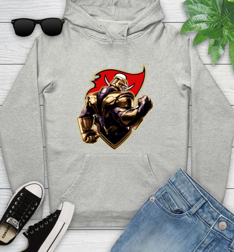 NFL Thanos Avengers Endgame Football Sports Tampa Bay Buccaneers Youth Hoodie