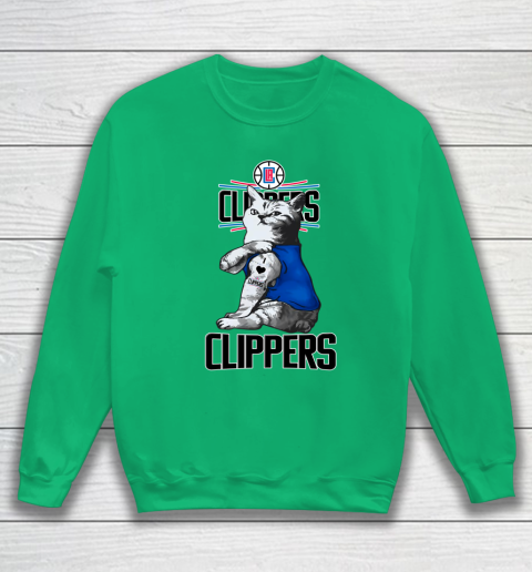 NBA Basketball My Cat Loves LA Clippers Sweatshirt 5