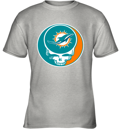 Miami Dolphins / Grateful Dead Custom Printed T-Shirt