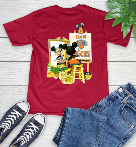 NBA Basketball New York Knicks Mickey Drawing Shirt 51
