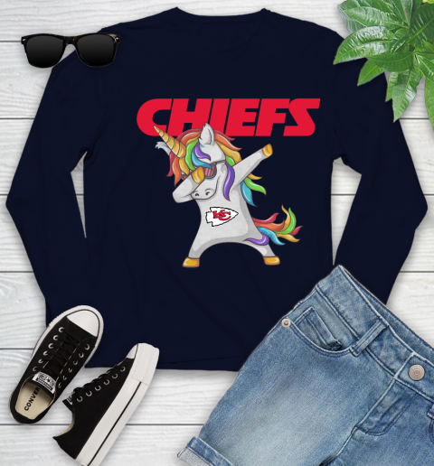 Kansas City Chiefs Nfl Football Funny Unicorn Dabbing Sports Youth