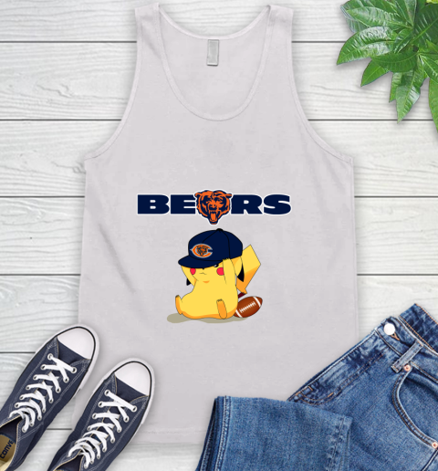 NFL Pikachu Football Sports Chicago Bears Tank Top
