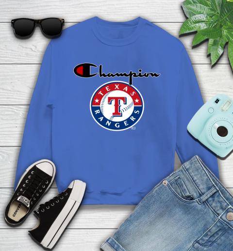 MLB Baseball Texas Rangers Champion Shirt Youth Sweatshirt 4