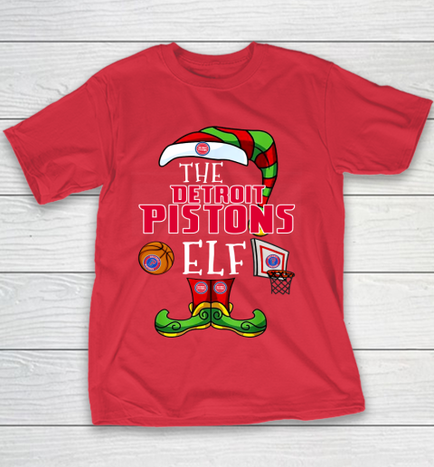Detroit Pistons Christmas ELF Funny NBA Youth T-Shirt 8 Detroit Pistons Christmas ELF Funny NBA Youth T-Shirt - Image 8
