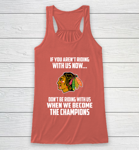 NHL Chicago Blackhawks Hockey We Become The Champions Racerback Tank 3