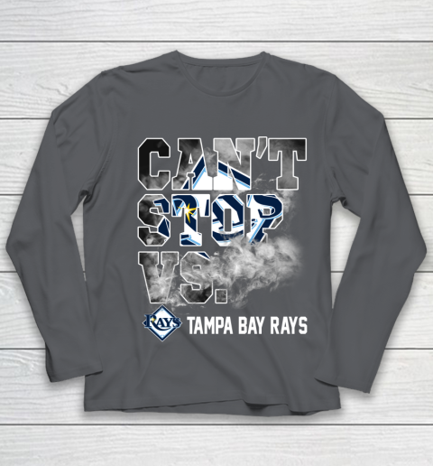 MLB Tampa Bay Rays Baseball Can't Stop Vs Rays Youth Long Sleeve 6