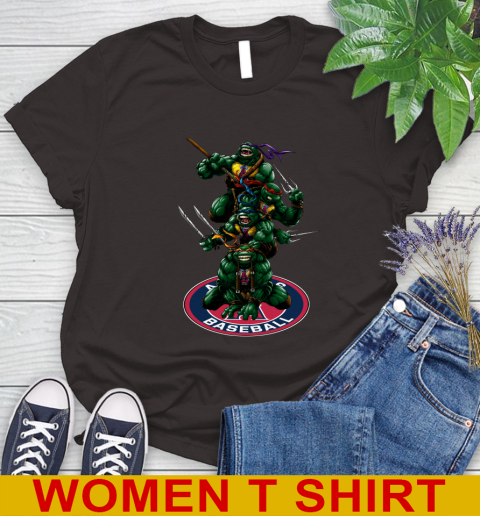 MLB Baseball Los Angeles Angels Teenage Mutant Ninja Turtles Shirt Women's T-Shirt 8