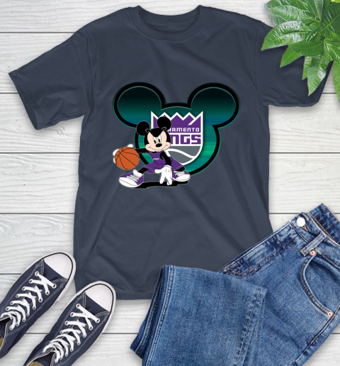 NBA Sacramento Kings Mickey Mouse Disney Basketball T-Shirt 4