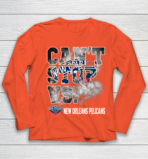 NBA New Orleans Pelicans Basketball Can't Stop Vs Youth Long Sleeve 3