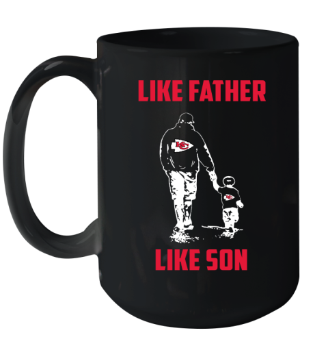 Kansas City Chiefs NFL Football Like Father Like Son Sports Ceramic Mug 15oz