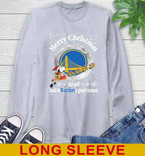 Golden State Warriors Merry Christmas To All And To Warriors A Good Season NBA Basketball Sports Long Sleeve T-Shirt 6