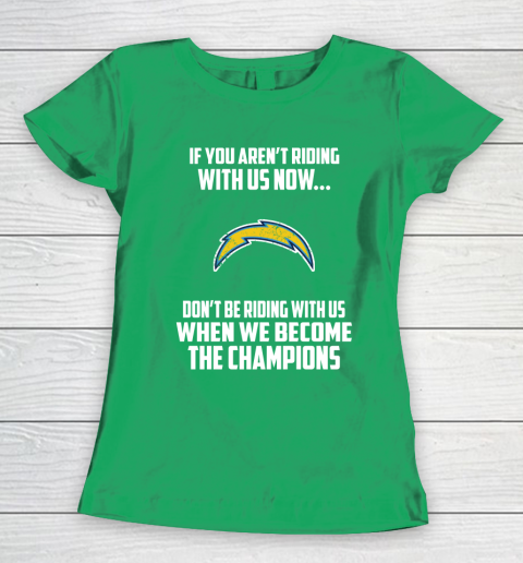 NFL Los Angeles Chargers Football We Become The Champions Women's T-Shirt 5