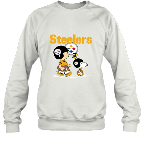 PITTSBURGH STEELERS Let's Play Football Together Snoopy NFL Sweatshirt