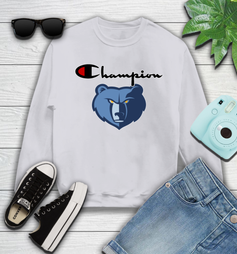 NBA Basketball Memphis Grizzlies Champion Shirt Youth Sweatshirt 2