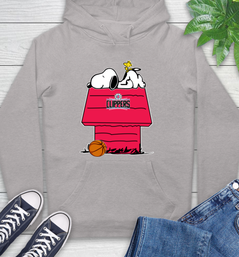 LA Clippers NBA Basketball Snoopy Woodstock The Peanuts Movie Hoodie 12