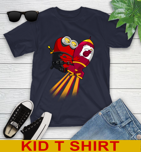 NBA Basketball Miami Heat Deadpool Minion Marvel Shirt Youth T-Shirt 2