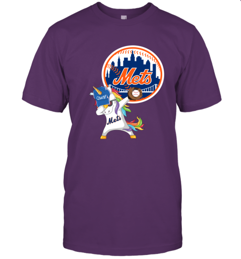 Hip Hop Dabbing Unicorn Flippin Love New York Mets Unisex Jersey Tee