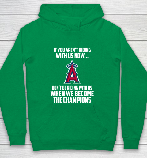 MLB Los Angeles Angels Baseball We Become The Champions Youth Hoodie 4