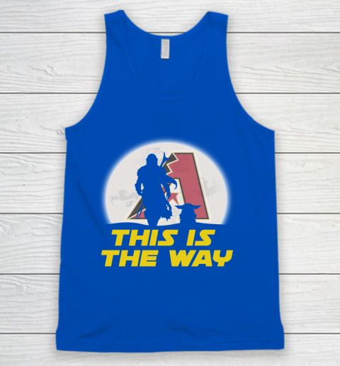 Arizona Diamondbacks MLB Baseball Star Wars Yoda And Mandalorian This Is The Way Tank Top 4