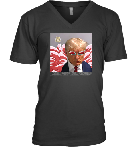 Trump Villain Parody Premium V-Neck T-Shirt