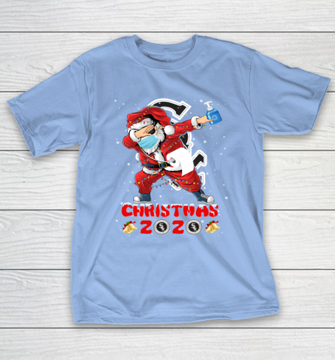 Chicago White Sox Funny Santa Claus Dabbing Christmas 2020 MLB T-Shirt 10