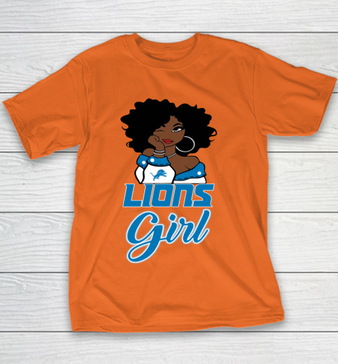 Detroit Lions Girl NFL Youth T-Shirt 7