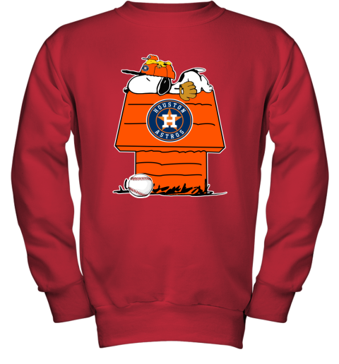 Snoopy And Woodstock Houston Astros Merry Christmas Shirt