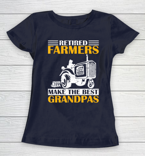 GrandFather gift shirt Retired Farmer Tractor Make The Best Grandpa Retirement Gift T Shirt Women's T-Shirt 2