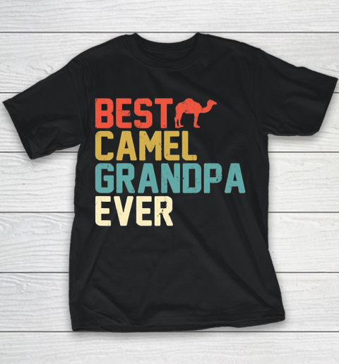 Grandpa Funny Gift Apparel  Best Camel Grandpa Ever Retro Grandpa Gifts Youth T-Shirt