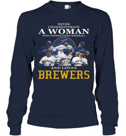 brewers long sleeve t shirt